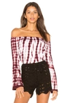 CHASER COOL JERSEY OFF THE SHOULDER TEE,CW6869