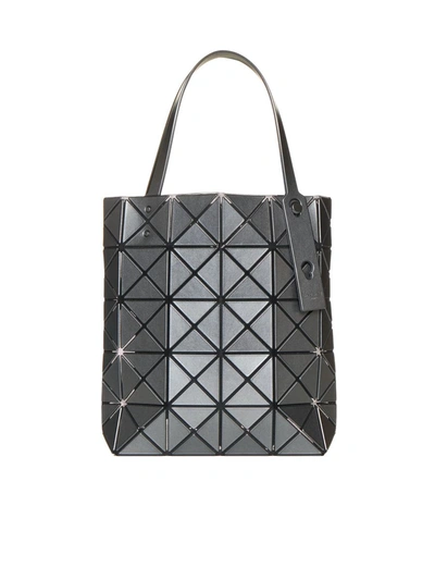 Bao Bao Issey Miyake Lucent Boxy中号手提包 In Gunmetal