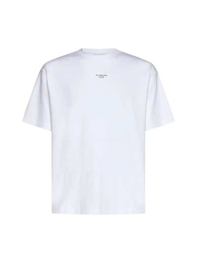 Drôle De Monsieur Le T-shirt Classique Cotton In White
