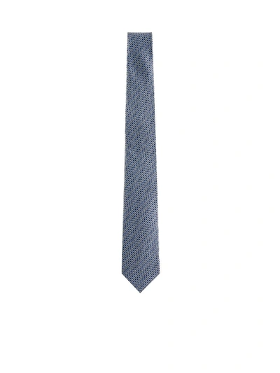 Ferragamo Tie In F.blu Scuro