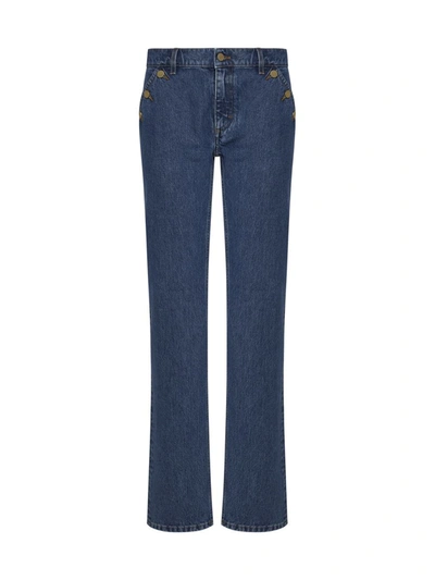 Filippa K Jeans In Washed Mid Blue