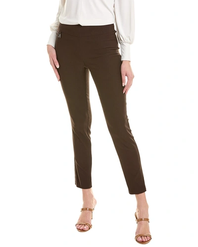 Joseph Ribkoff Slim Pant In Brown