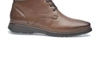 PAZSTOR LAMBSKIN LEATHER BOOTS 2907 BARUC IN BARISTA BROWN