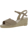 ERIC MICHAEL LEIGH WOMENS ANKLE STRAP ESPADRILLE WEDGE SANDALS