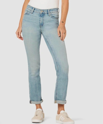 Hudson Nico Mid-rise Straight Ankle Jean In Glory Days In Blue
