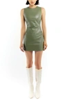 LBLC THE LABEL DIO DRESS IN OLIVE