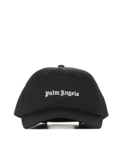 Palm Angels Hats In Black Off White