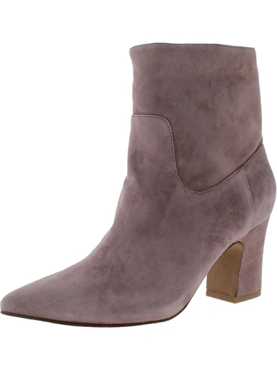 Chinese Laundry Kristin Cavallari Oakland Womens Suede Pointed Te Ankle Boots In Grey