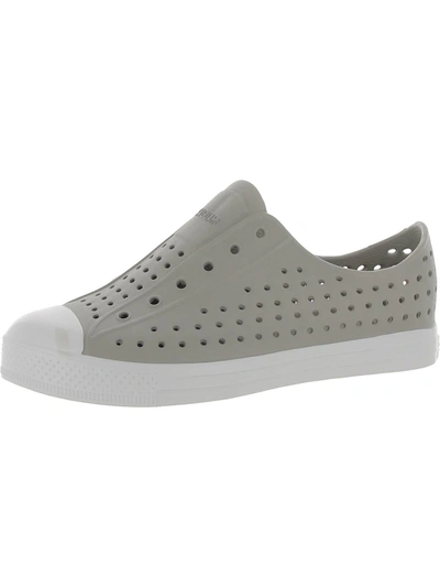 Saguaro Womens Lifestyle Perforated Slip-on Sneakers In Grey