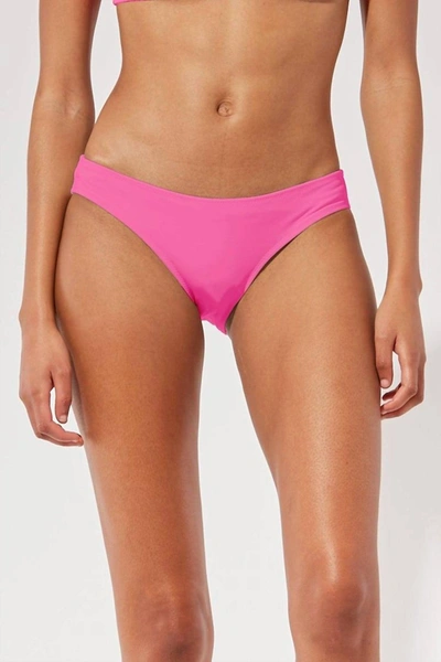 Solid & Striped The Elle Bottom In Fluorescent Pink