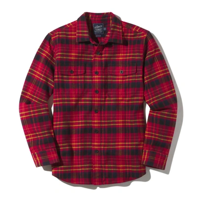 Grayers Heritage Flannel In Multi In Red