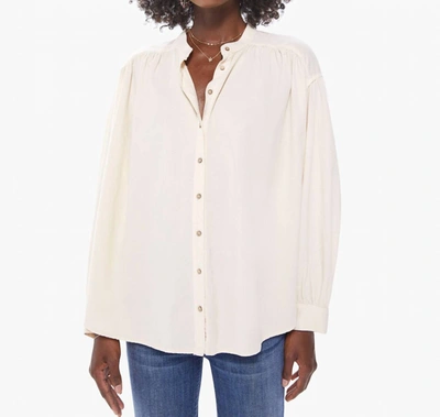 Xirena Atlee Shirt In Cream Cord In Beige