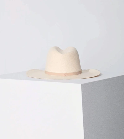 Janessa Leone Women's Paxton Hat In White In Beige