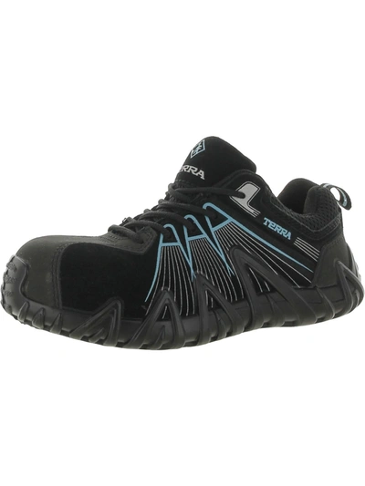 Terra Spider X Womens Leather Composite Toe Work And Safety Shoes In Black