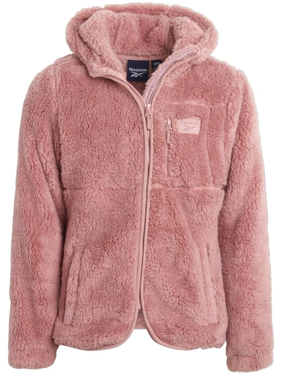 Reebok Olrb714ec Womens Fleece Logo Fleece Jacket In Multi