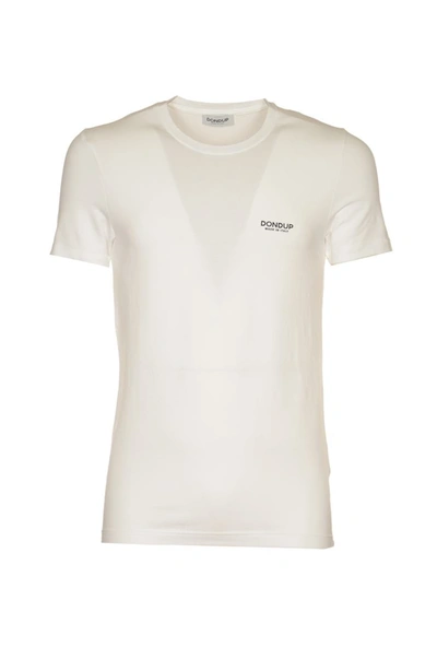 Dondup Logo T-shirt In White
