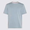 Brunello Cucinelli T-shirt In Blue