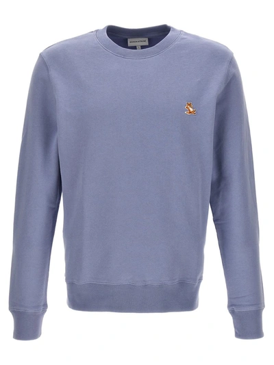 Maison Kitsuné Chillax Fox Sweatshirt In Blue