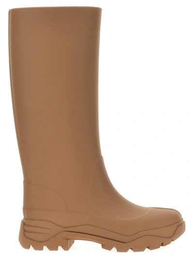 Maison Margiela Tabi Boots, Ankle Boots Beige In Chamois