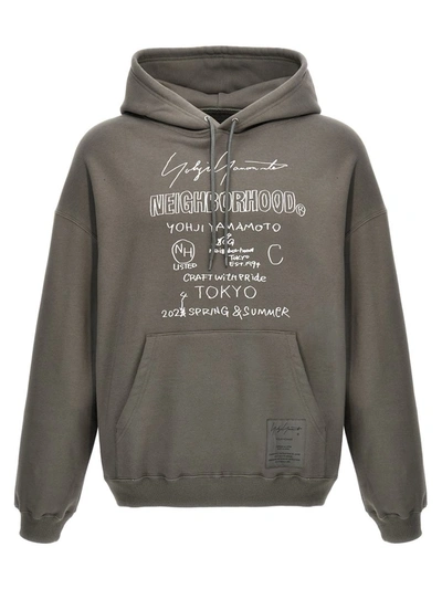 Yohji Yamamoto Neighborhood Sweatshirt Gray In Grey
