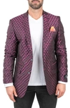 Maceoo Diamondpuff Quilted Bomber Jacket In Pink