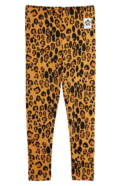 MINI RODINI MINI RODINI KIDS' LEOPARD PRINT LEGGINGS 