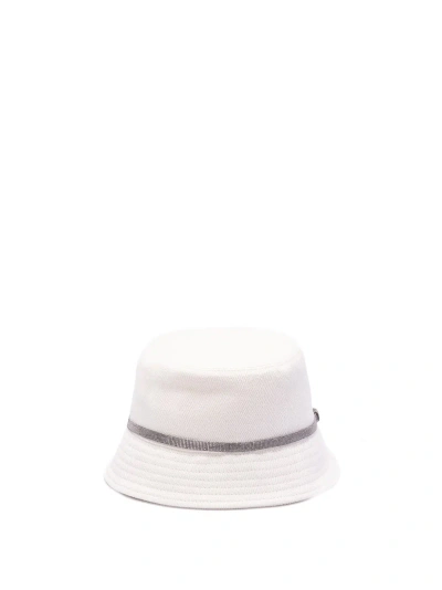 Brunello Cucinelli Bucket Hat In White