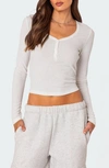 Edikted Women's Noah Point Elle Top In White