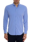 Robert Graham Marcus Stretch Button-up Shirt In Blue