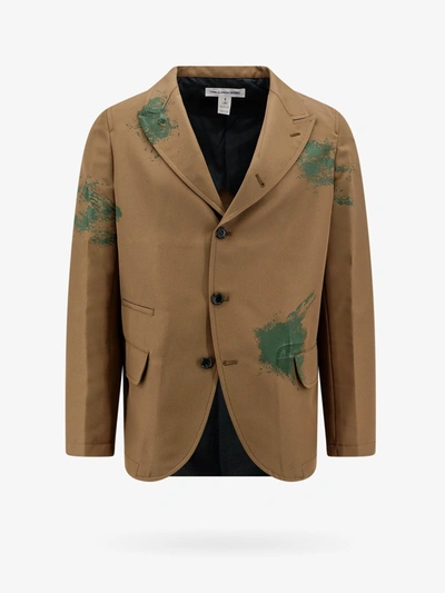 Comme Des Garçons Shirt Blazer In Brown