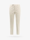 Pt Torino Chino Misto Cotone Bianco Crema In White