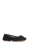 Donald Pliner Raya Leather Ballet Flat In Black