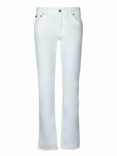 Dolce & Gabbana White Skinny Jeans