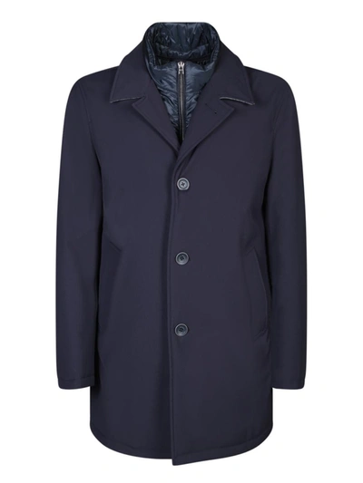 Herno Three-quarter Coats In Blue