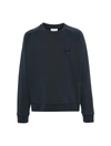 Maison Kitsuné Navy Bold Fox Head Patch Oversize Sweatshirt In Blue