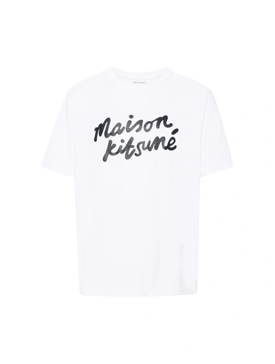 Maison Kitsuné Maison Kitsune T-shirt In White