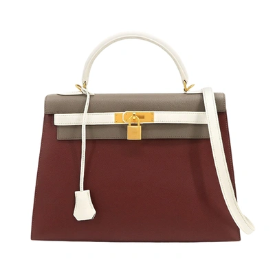 Hermes Hermès Kelly 32 Multicolour Leather Shopper Bag ()