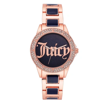 Juicy Couture Rose Gold Women Watch In Multicolor