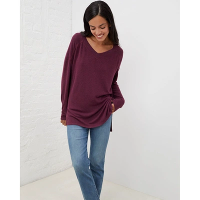 Upwest Ultra-soft Oversized Top In Blue