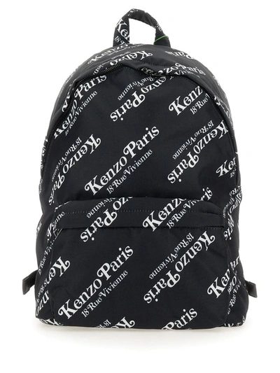 Kenzo eye top print backpack