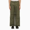 Darkpark Baggy Fit Vince Cotton Cargo Pants In Green
