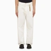 Darkpark Regular Fit David Denims With Drawstring And Chain 28cm In White