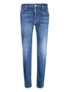 Dsquared2 Stylish Trousers Five-pocket Design In Blue