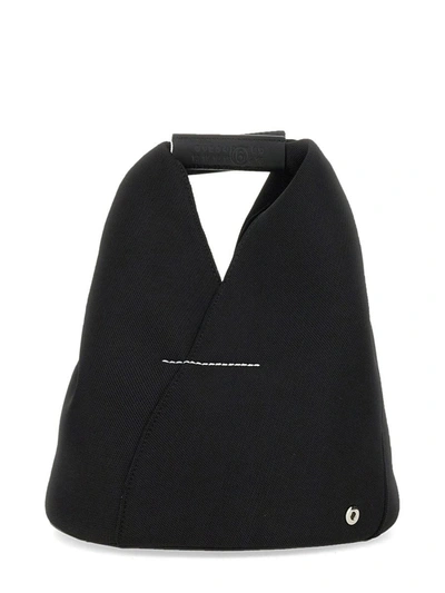 Mm6 Maison Margiela Japanese Bucket Bag In Black