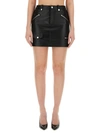 Moschino Skinny Fit Midi Skirt In Black