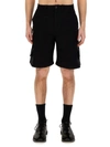 Our Legacy Mount Cotton-canvas Cargo Shorts In Black