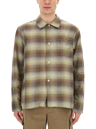OUR LEGACY OUR LEGACY MURKY STATIC FABRIC SHIRT