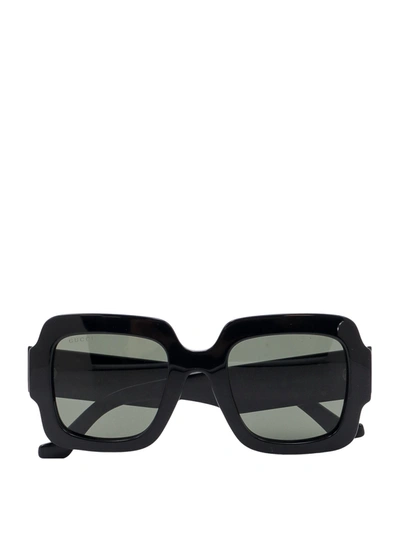 Gucci Acetate Sunglasses In Black