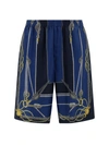 Versace Pattern-printed Elasticated Waistband Bermuda Shorts
