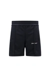 PALM ANGELS BERMUDA SHORTS WITH CLASSIC LOGO EMBROIDERY